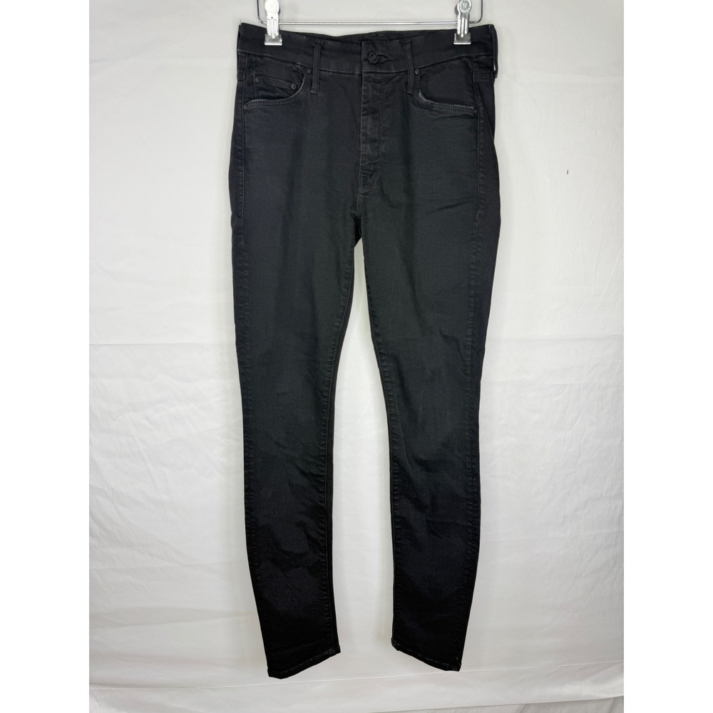 Mother The Looker Skinny Jeans Women 26 Black Not Guilty High Rise 1001N-180